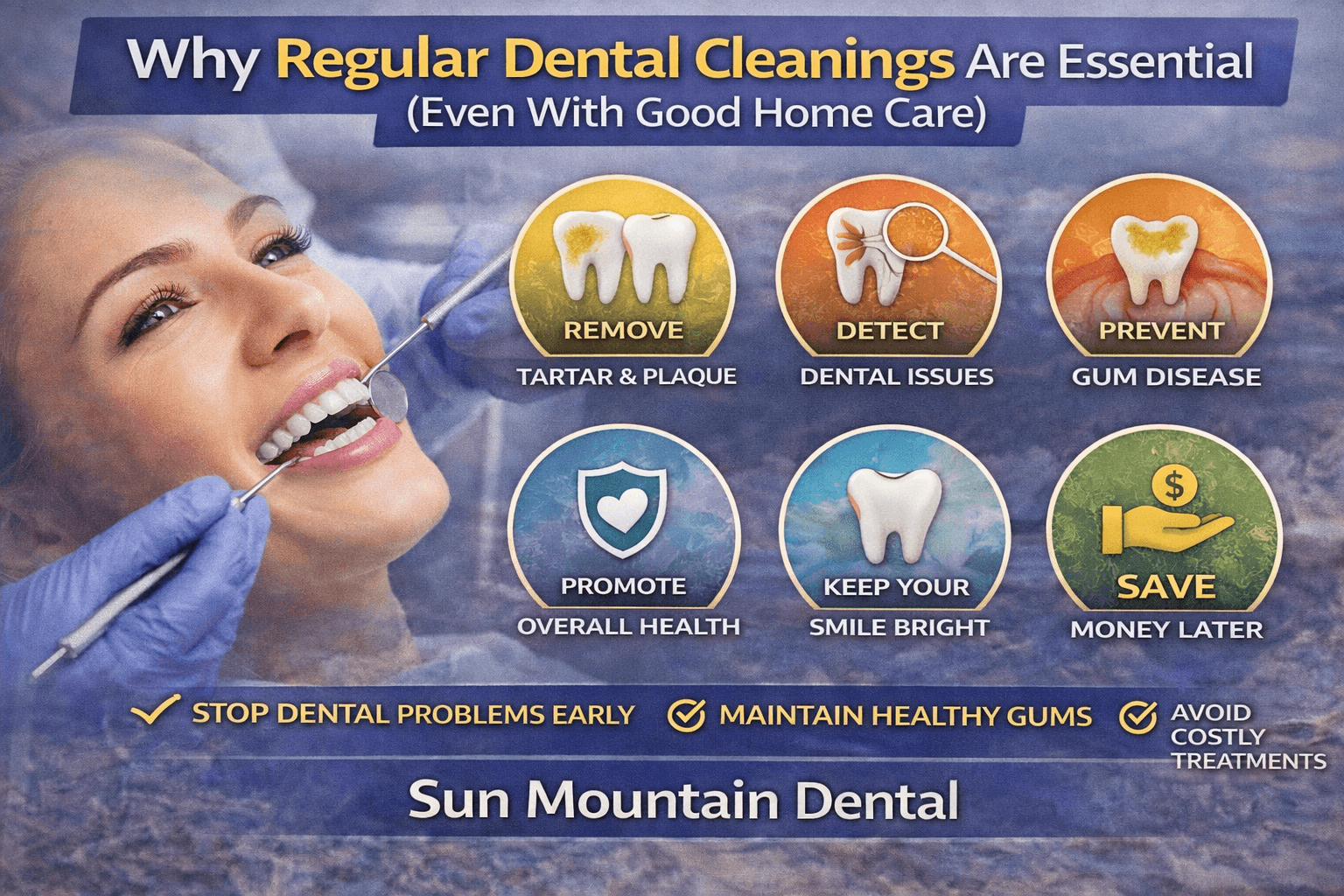 Why Regular Dental Cleanings Are Essential (Even if You Have Great Home Care)
