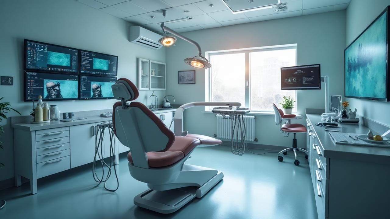 Modern dental treatment room